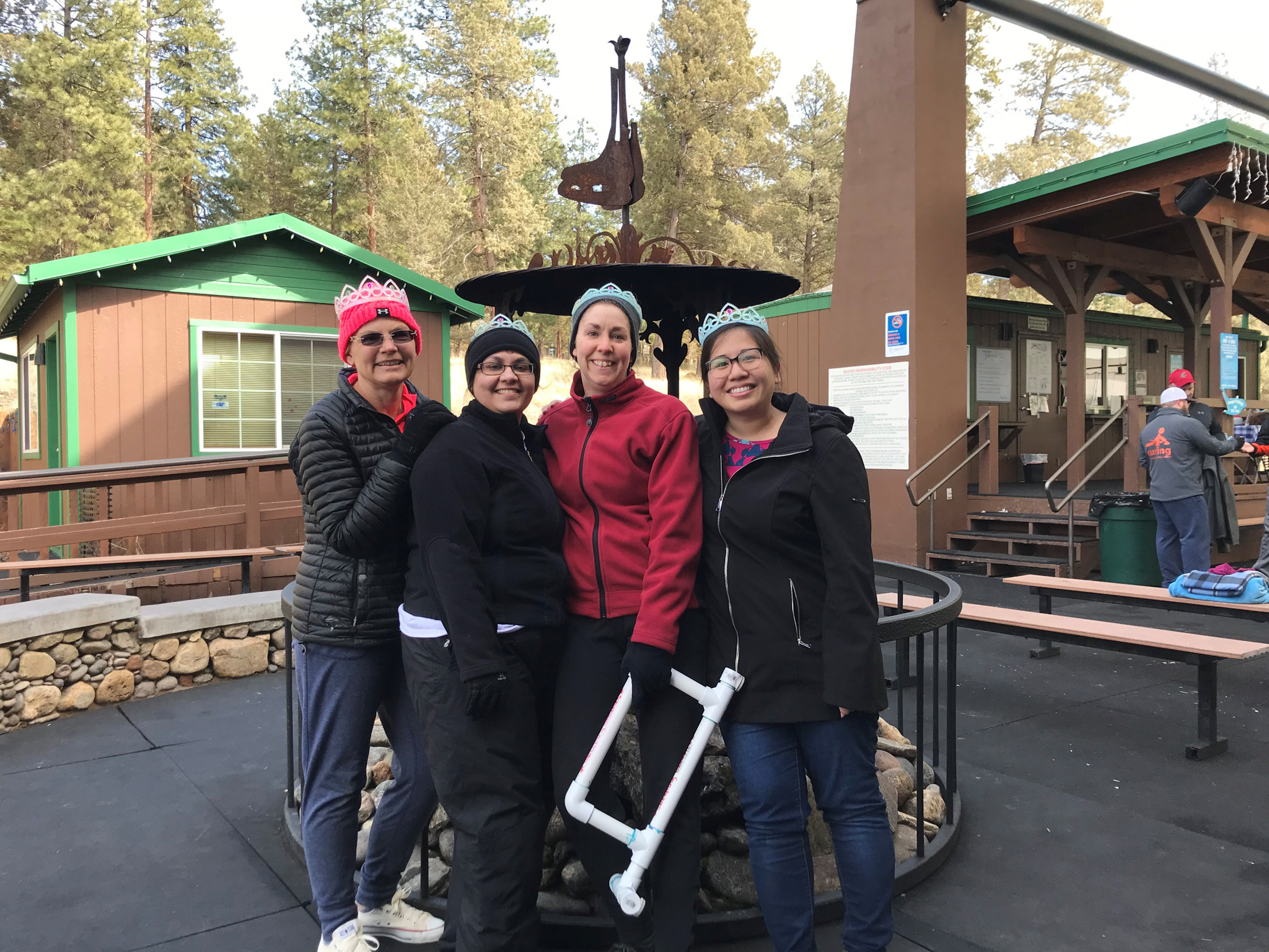 Laurie outdoor group crowns