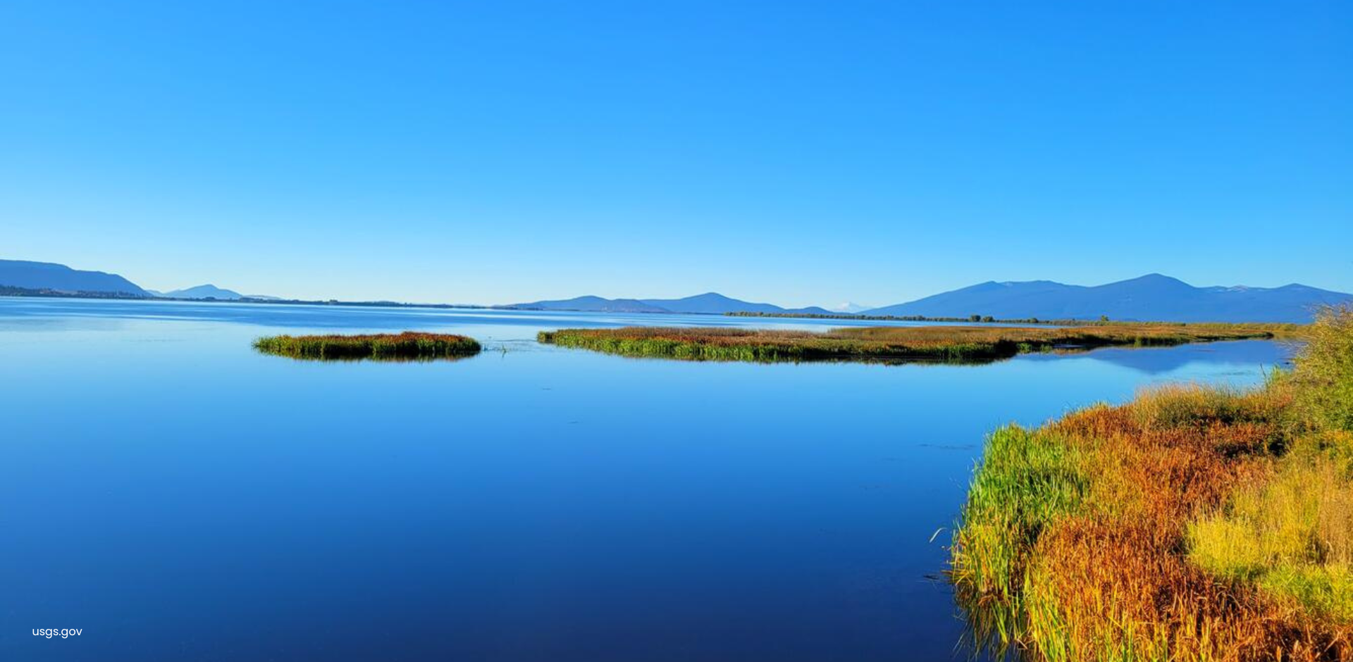 blue spaces agency lake via usgs.gov