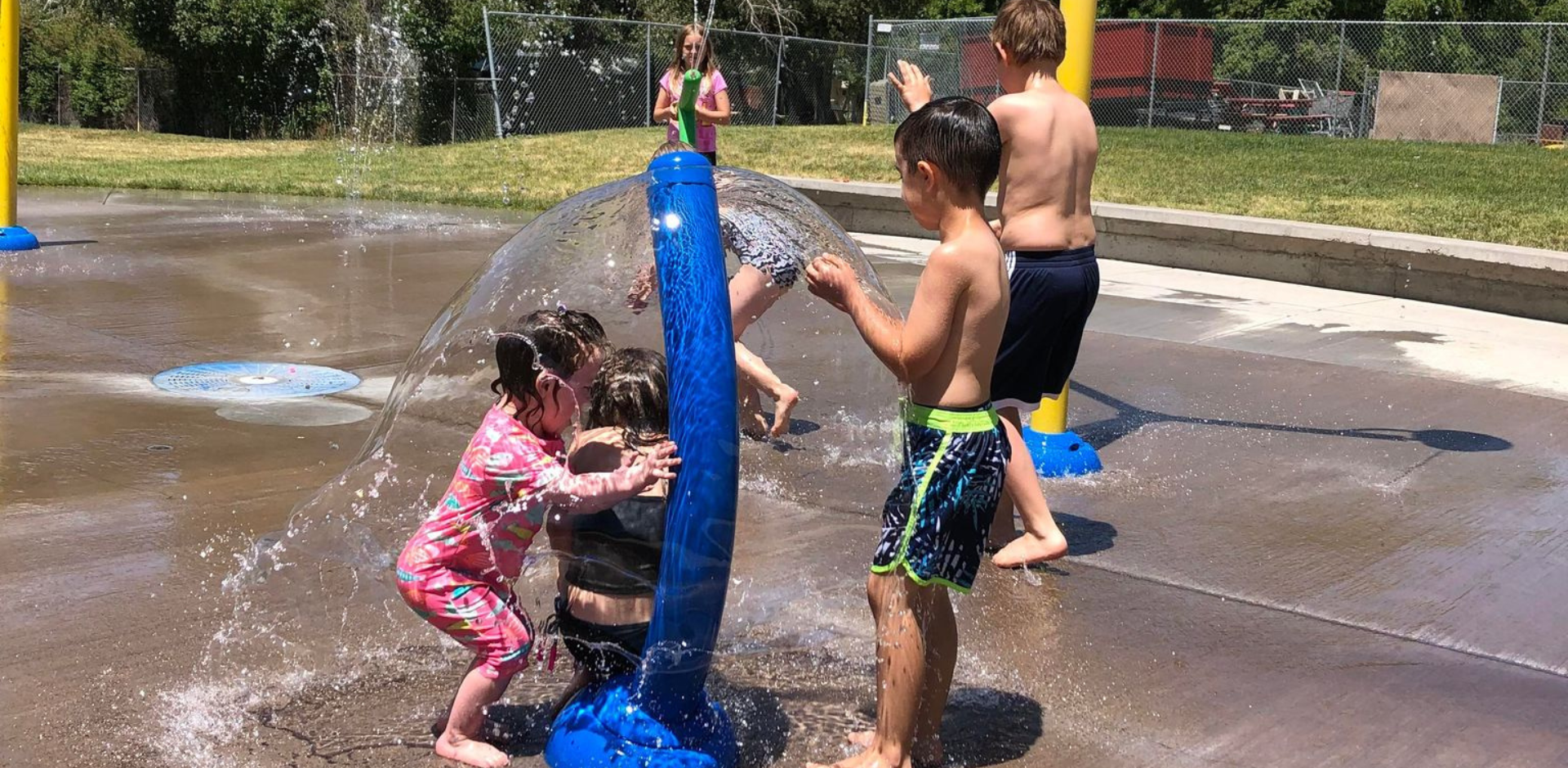 blue spaces wiard park spash pad